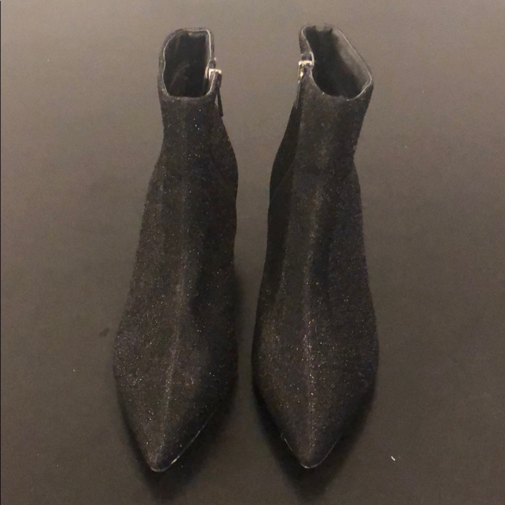 Forever 21 Black Sparkle Boots